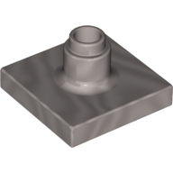 Lego Duplo Sign Post Short / Pearl Light Gray