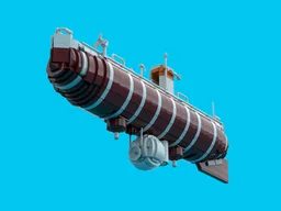 Trieste Bathyscaphe - Minifig Scale