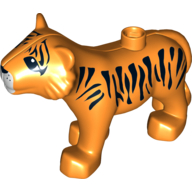 Lego Duplo Animal Tiger Adult New Style / Orange