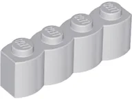 Brick Special 1 x 4 Palisade [aka Log] / Light Bluish Gray