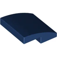 Brick Curved 2 x 2 x 2/3 / Dark Blue