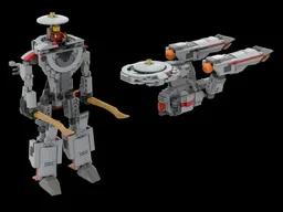 Cpt. Jean-Mech Picard - a Lego Star Trek Enterprise Transformer