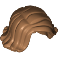 Lego Hair Mid-Length Swept Sideways / Medium Nougat