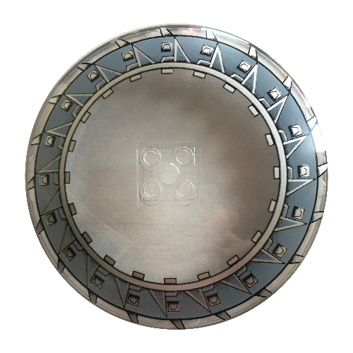 Lego Dish 10 x 10 Inverted [Radar] with Serrated Blades Print