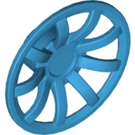 Wheel Cover 9 Spoke - 24mm D. / Dark Azure