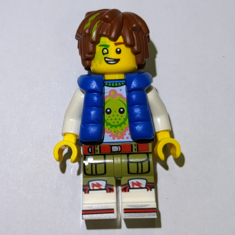 Lego Mateo, Puffer Vest, 2003pr0001 Hair