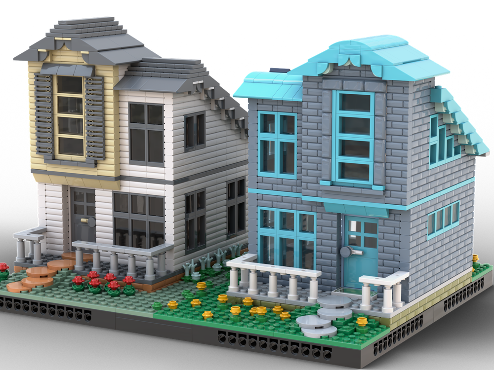 Lego Suburban Modular Home 5