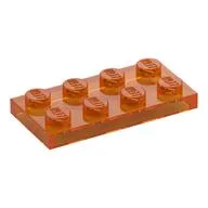 Plate 2 x 4 / Trans-Orange