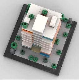 Micro orange building