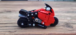 Tiny Red Motorcycle