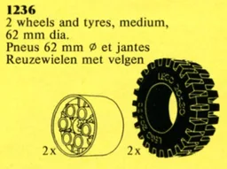 TECHNIC wheels with hubs