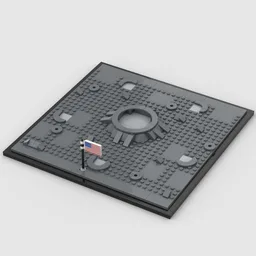 Grumman LEM Baseplate