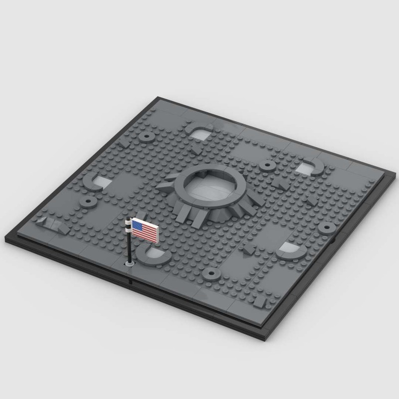 Lego Grumman LEM Baseplate