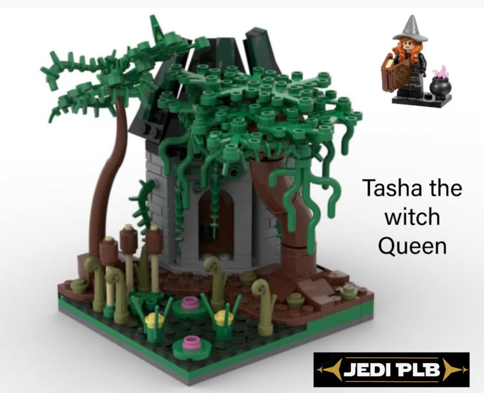 Lego Dungeons And Dragons Tasha the Witch Queen Display
