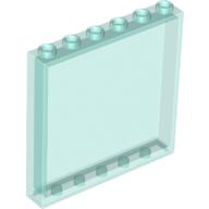 Lego Panel 1 x 6 x 5 / Trans-Light Blue