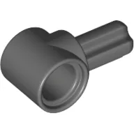 Technic Pin Connector Hub with 1 Axle / Dark Bluish Gray