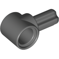 Lego Technic Pin Connector Hub with 1 Axle / Dark Bluish Gray