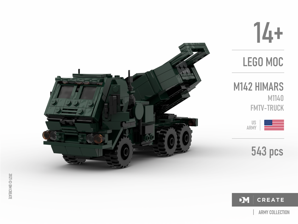 Lego Army collection - M142 HIMARS - M1140 FMTV-TRUCK - US Army