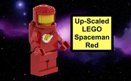 Up-Scaled LEGO Spaceman Red