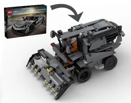 42173 Gray combine harvester