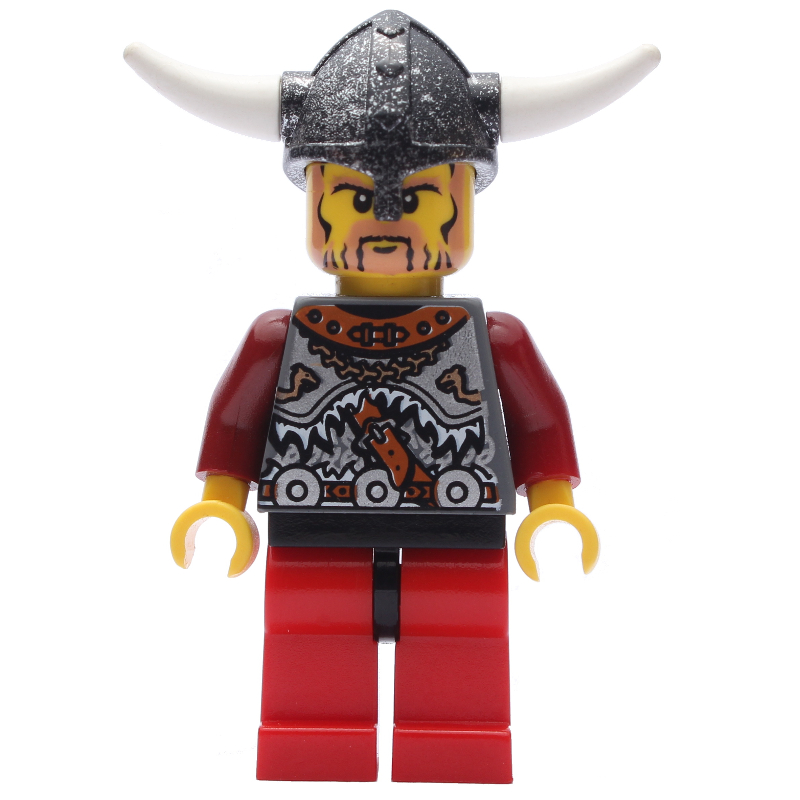 Lego Viking Red Chess Pawn