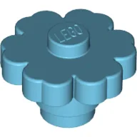 Plant, Flower 2 x 2 - Round [Solid Stud] / Medium Azure
