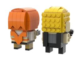 Korben + Leeloo - Fifth Element - Brickheadz Version 2