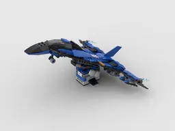 Jay's Fighting Falcon with stand