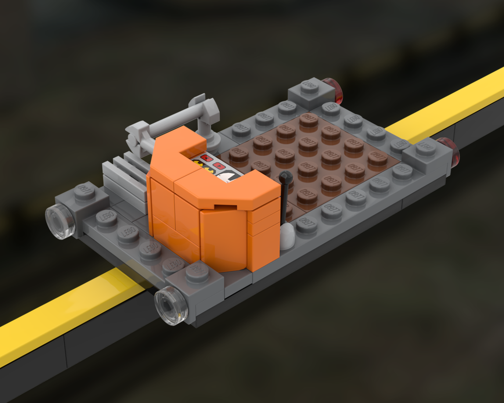 Lego Half-Life Rail Cart with Tracks and Switch