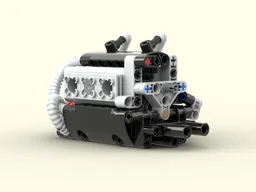 Technic Flat-6 MOC