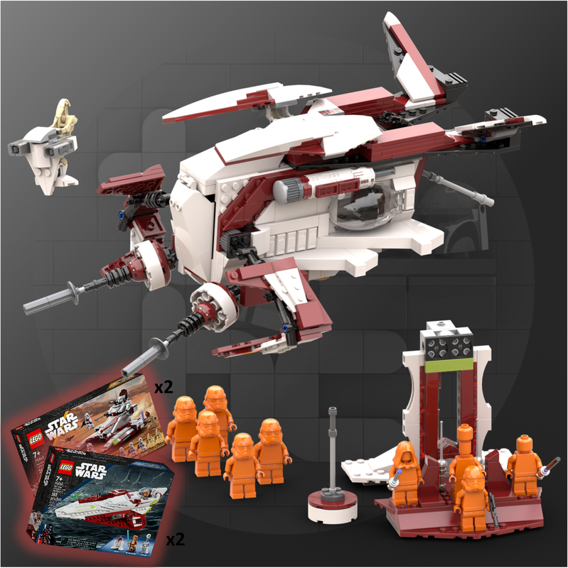 Lego 75333 - 75342 - LAAT-le Police Patrol Gunship - 187th Legion Edition