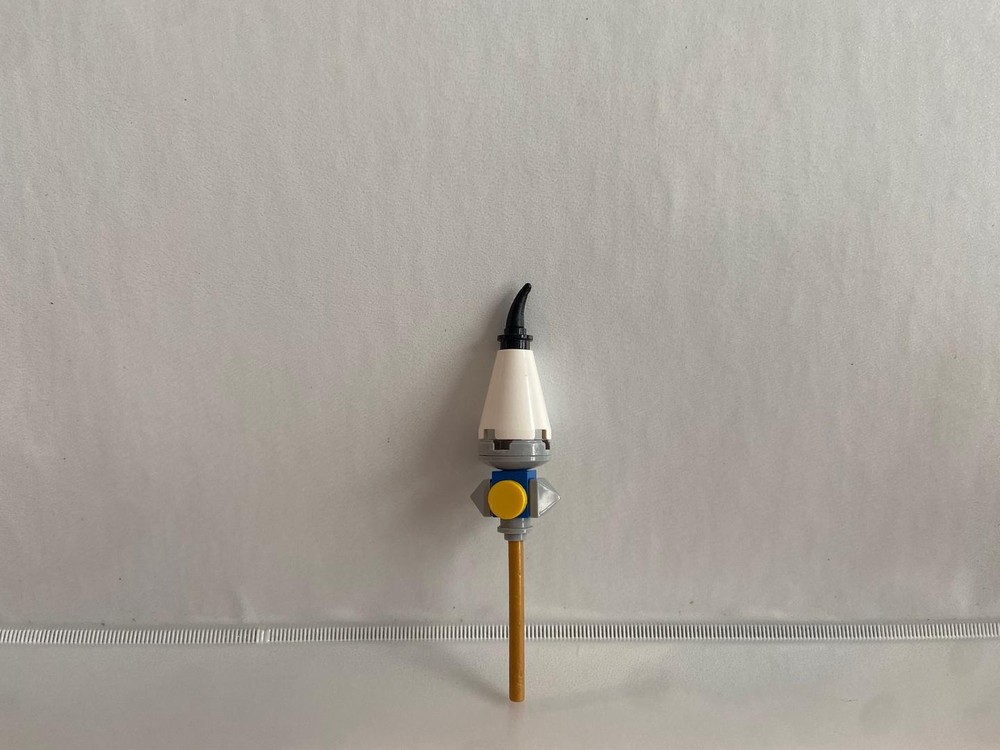 Lego Bowser Jr's paint brush with black goo
