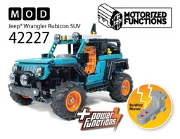 42227 Jeep® Wrangler Rubicon SUV RC MOD for Power Function & BuWizz Mortors