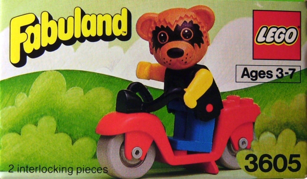 Lego Ricky Racoon and his Scooter