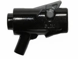 Minifigure, Weapon Gun, Mini Blaster / Shooter with Dark Bluish Gray Trigger (15391 / 15392)