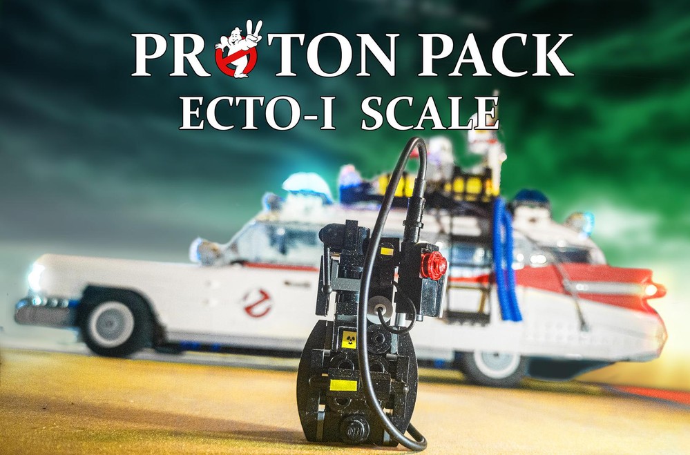 Lego Proton Pack 10274 ECTO-1 scale Ghostbusters Afterlife Legacy