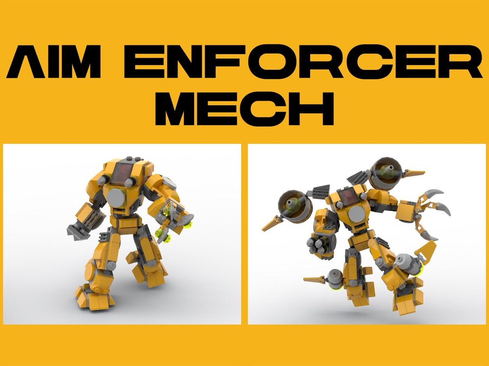 Lego AIM Enforcer Mech (Land and Air Variants)
