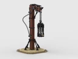 Skeletons in a cage Suspended