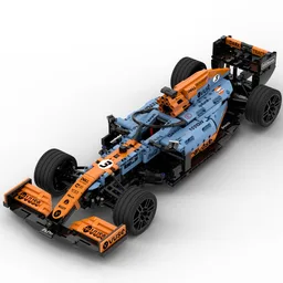 McLaren F1 MCL35M (8386 Base) Monaco 2021 Livery 1:10 Scale