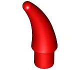 Animal Body Part, Barb / Claw / Tooth / Talon / Horn, Small / Red