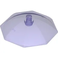Equipment Umbrella Top with No Bottom Flaps, 6 x 6 with Top Stud / Trans-Purple