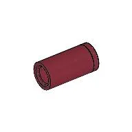 Technic Pin Connector Round [No Slot] / Dark Red
