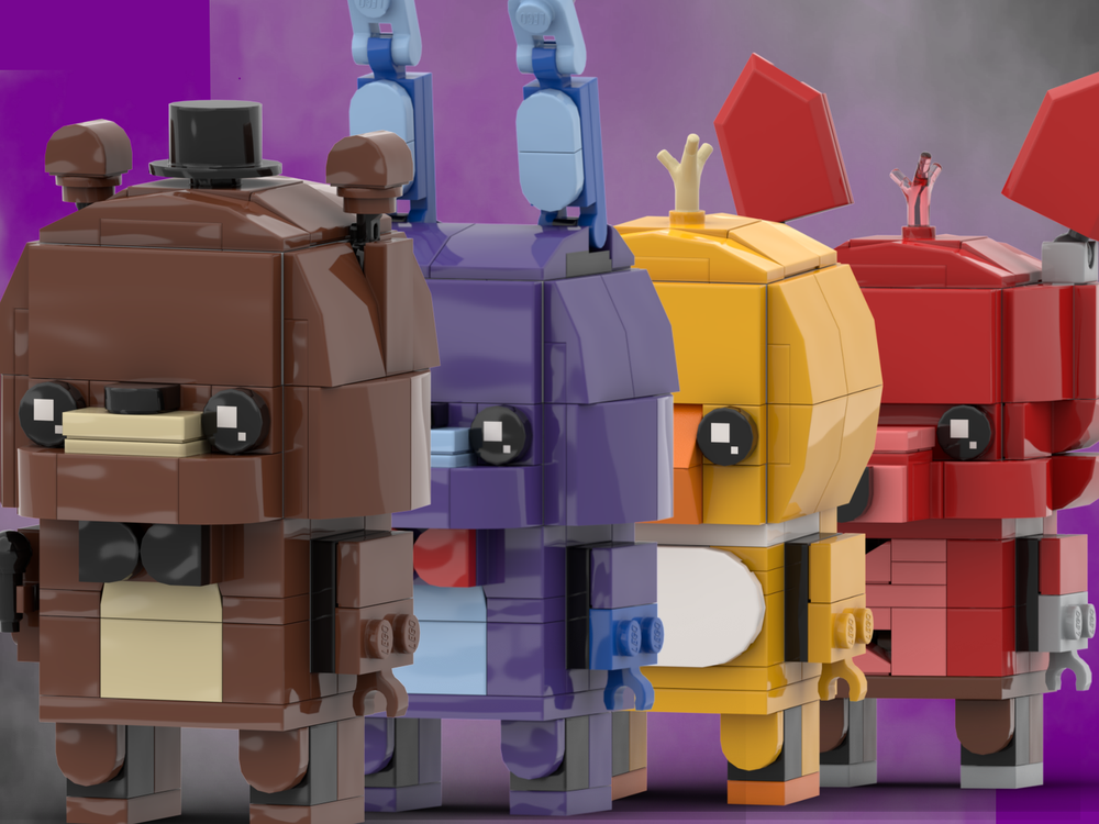 Lego FNAF MOVIE BRICKHEADZ BUNDLE