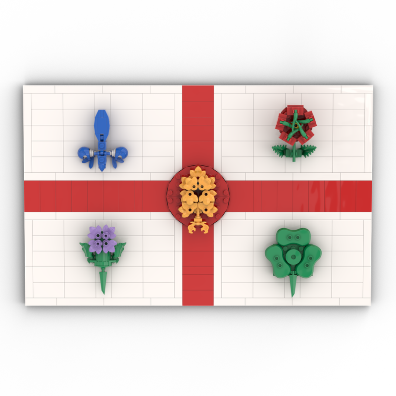 Lego Montreal Flag