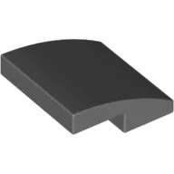 Brick Curved 2 x 2 x 2/3 / Dark Bluish Gray