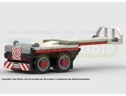 Cabover with 20ft Container trailer