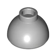 Brick Round 1.5 x 1.5 Dome Top [Plain] / Light Bluish Gray