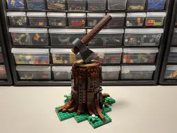 Axe in stump