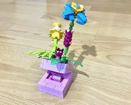Hidden ring box in flowerpot