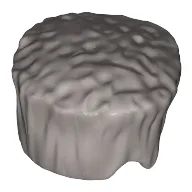 Hair Flat Top, Tall / Flat Silver